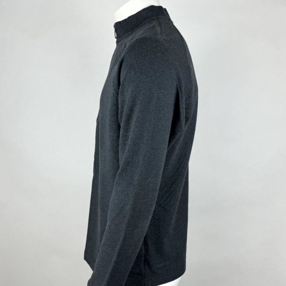 Public Rec Weekend Half Zip Pullover Mens L EUC Long Sleeve Stretch Pima Cotton - Picture 4 of 13